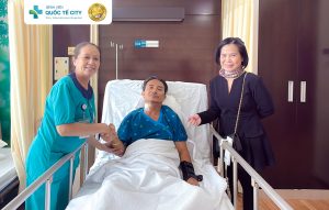 Sự hồi phục của bệnh nhân là niềm vui của tập thể BV Quốc tế City