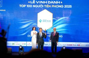 Khoảnh khắc Bệnh viện Quốc tế City được vinh danh “Doanh nghiệp Tiên phong” tại International Business Style Awards 2025 – dấu ấn khẳng định vị thế dẫn đầu trong đổi mới và chất lượng chăm sóc sức khỏe.