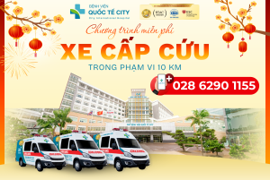Chương trình xe cấp cứu miễn phí trong phạm vi 10km