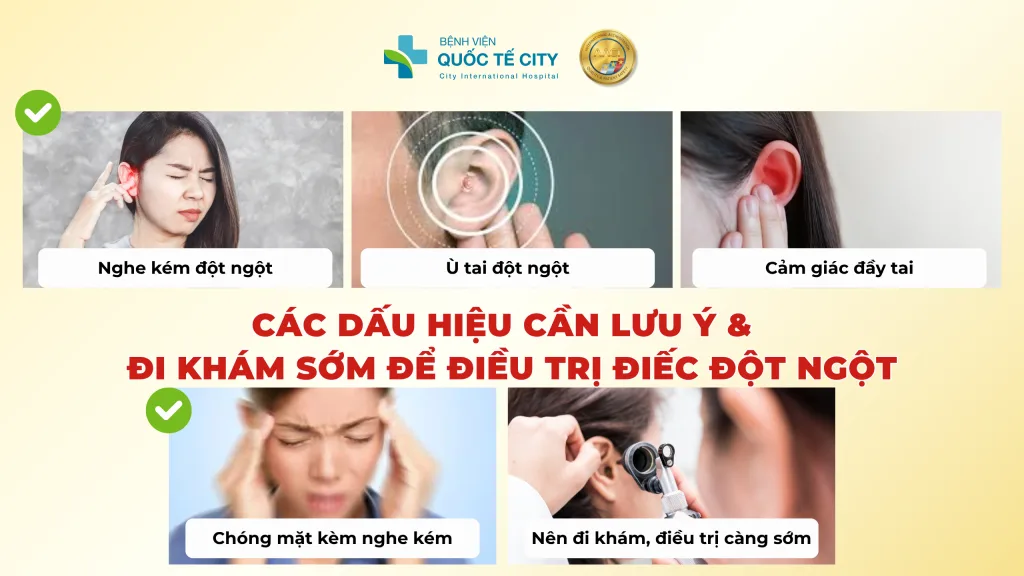 Lưu ý khi điều trị điếc đột ngột