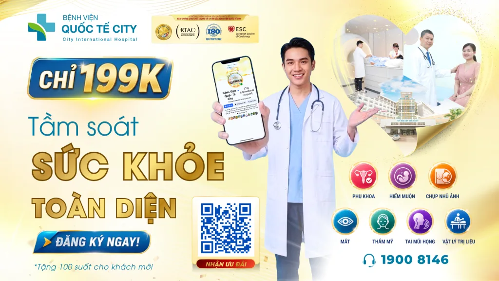 Chương trình Tầm soát sức khỏe toàn diện chỉ 199k