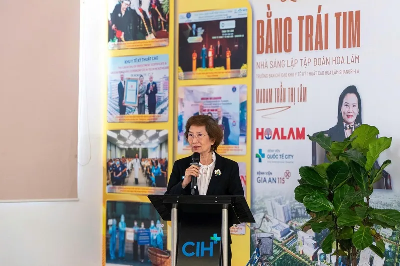TS.BS. Tạ Thị Thanh Thủy – Giám đốc Y khoa BV Quốc tế City phát biểu khai mạc.