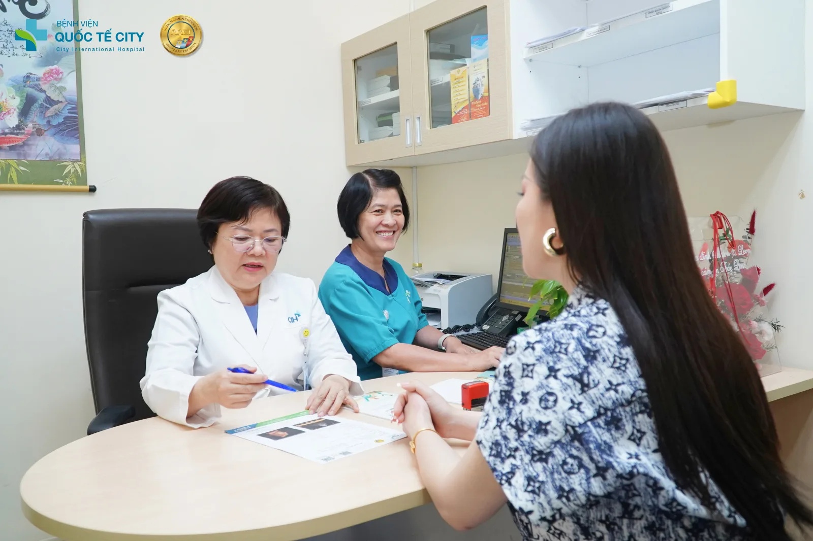 Mẹ bầu sẽ được chăm sóc toàn diện với quy trình khám thai bài bản tại Bệnh viện Quốc tế City