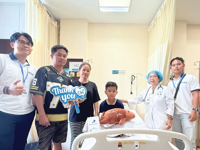 Người nhà đã gửi lời cảm ơn chân thành đến đội ngũ bác sĩ và điều dưỡng của Bệnh viện Quốc tế City vì sự tận tâm