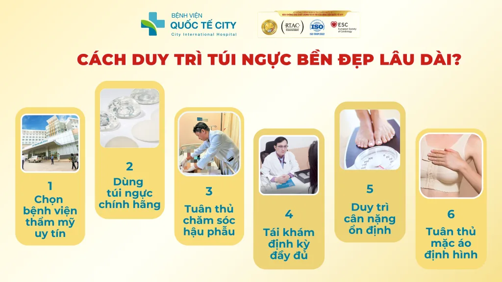 Thay túi ngực xong và các cách duy trì kết quả nâng ngực an toàn, đẹp dài lâu