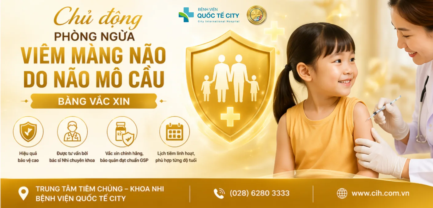 Trước nguy cơ gia tăng của viêm màng não do não mô cầu, việc chủ động phòng ngừa là giải pháp quan trọng giúp bảo vệ trẻ