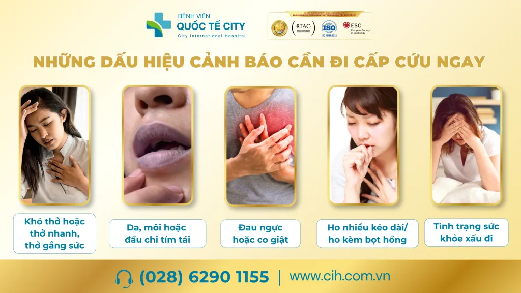 Những dấu hiệu cảnh báo cần đi cấp cứu ngay