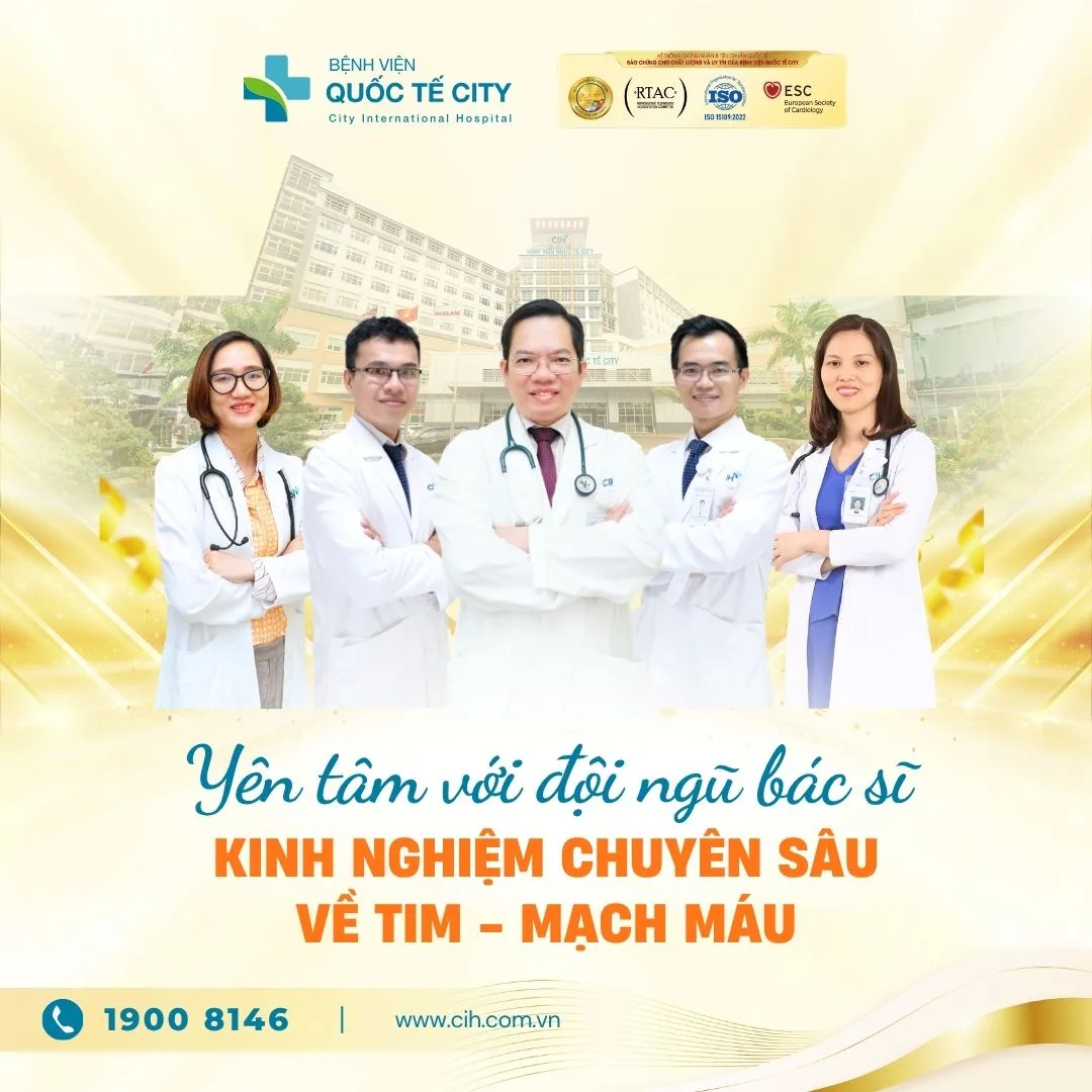 Đội ngũ bác sĩ kinh nghiệm trong can thiệp mạch máu