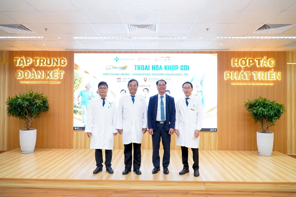 Bệnh viện Quốc tế City phối hợp cùng Hội Khoa học Sức khỏe TP.HCM tổ chức Hội thảo Thoái hóa khớp gối "Hiểu đúng bệnh, chọn đúng phương pháp điều trị" diễn ra thành công tốt đẹp