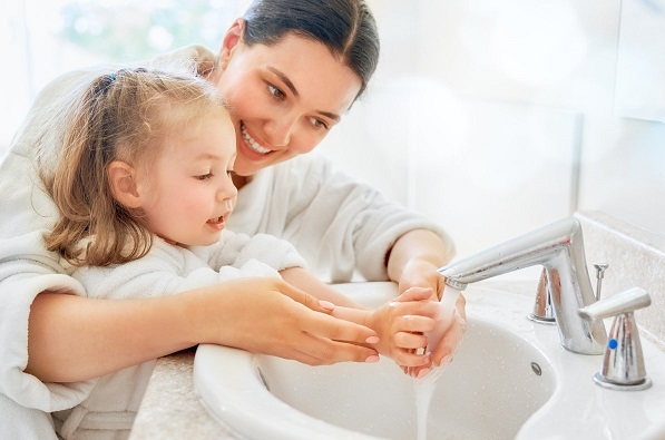 Lưu ý rửa tay cho trẻ phòng virus Covid-19 và bệnh đường tiêu hóa