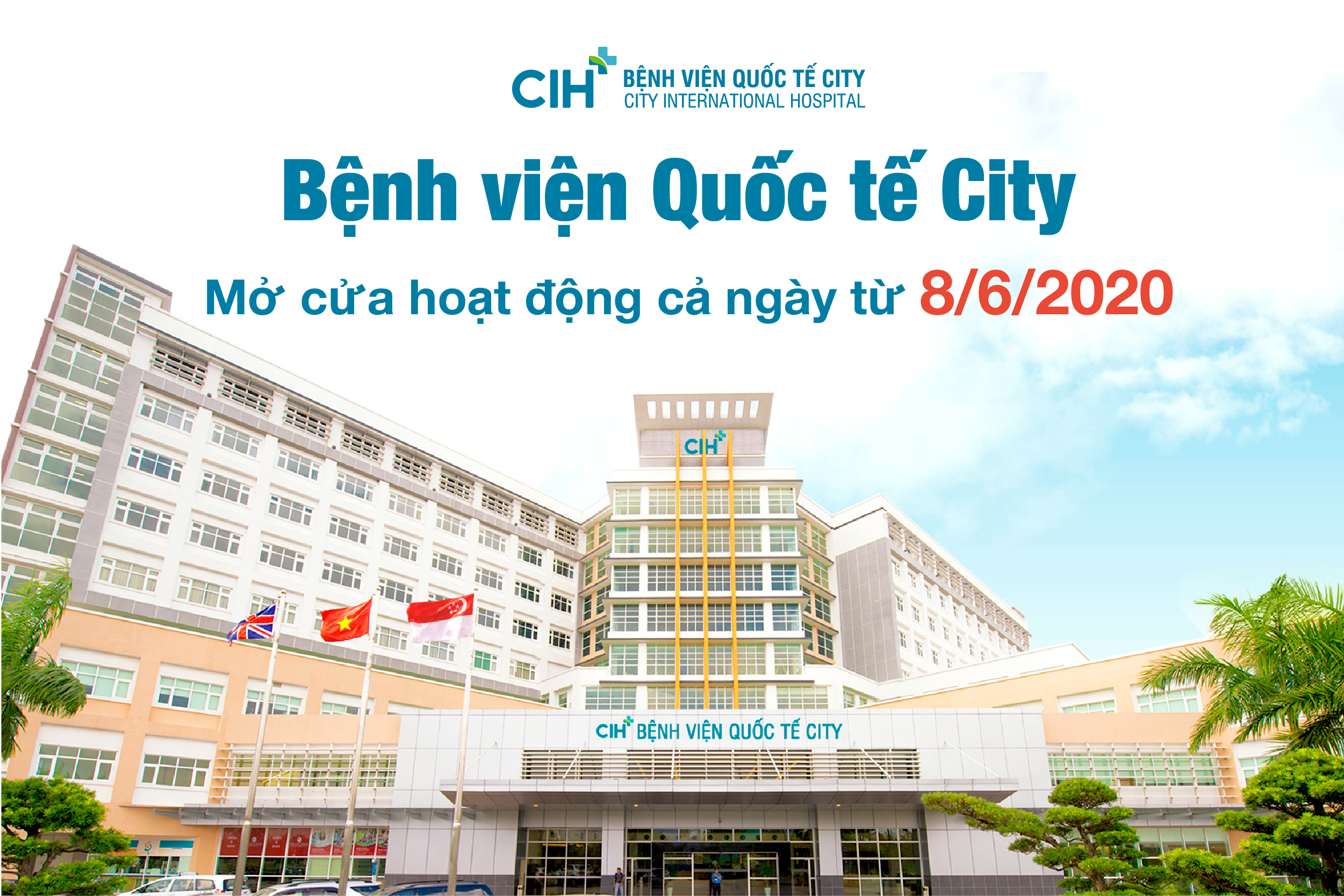 Bệnh viện Quốc tế City mở cửa hoạt động cả ngày 