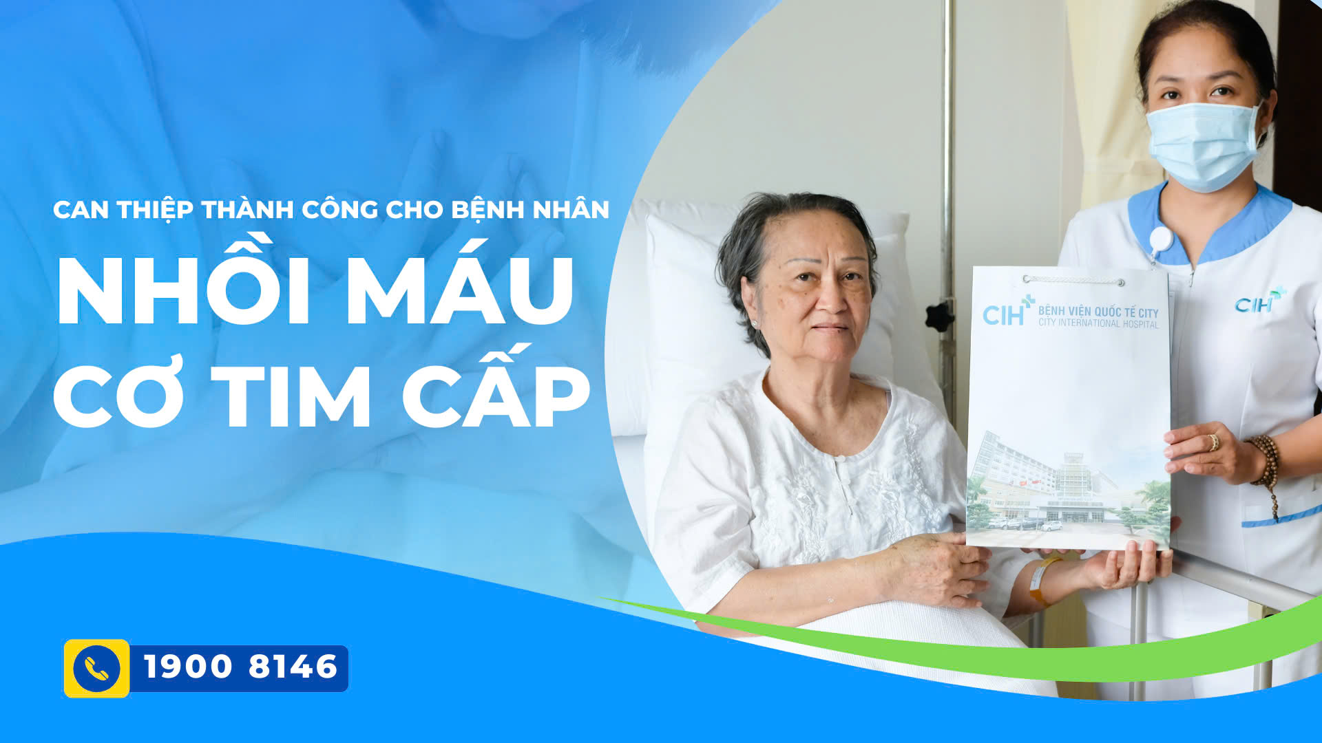 Can thiệp thành công cho nữ bệnh nhân 74 tuổi bị nhồi máu cơ tim cấp