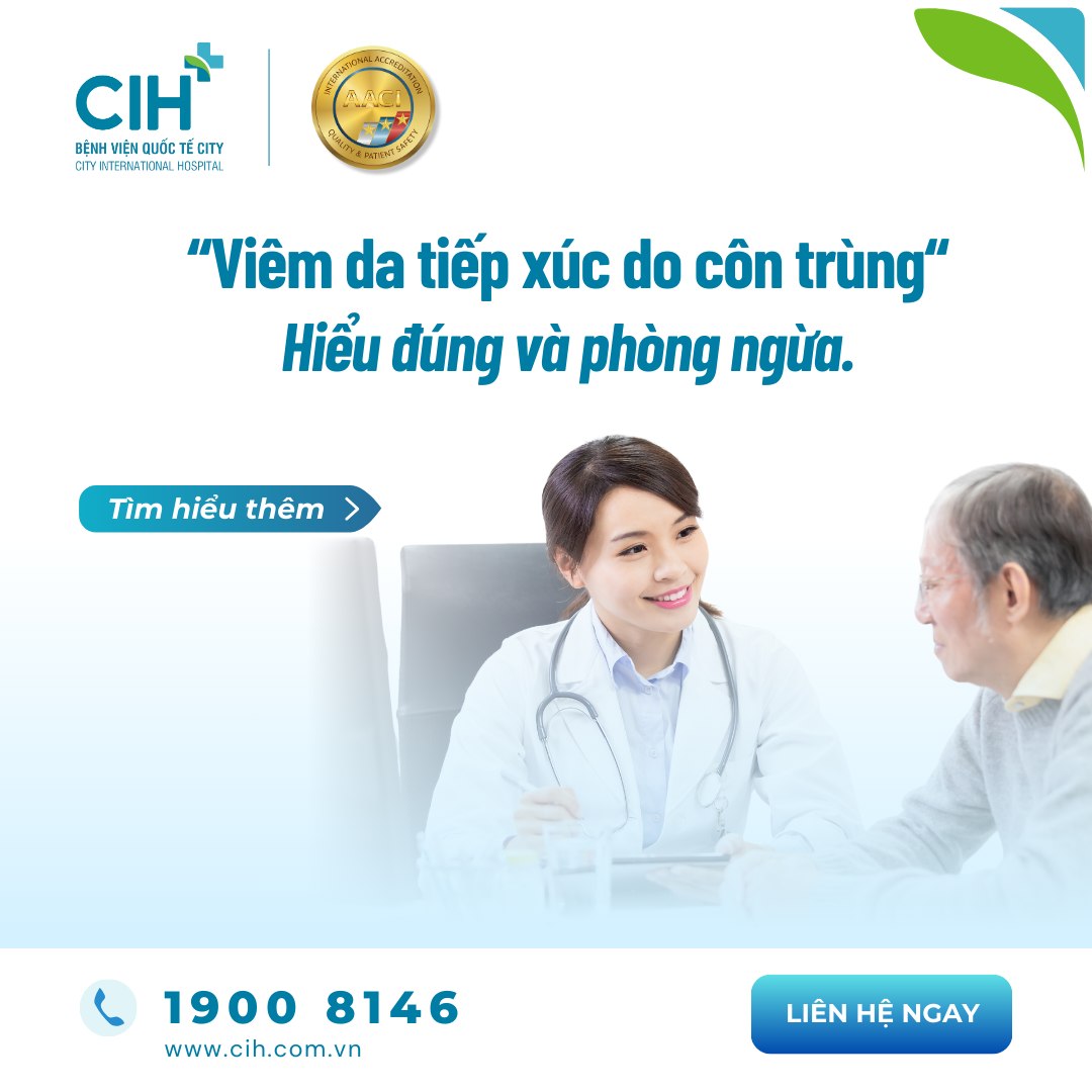 Viêm da tiếp xúc do côn trùng