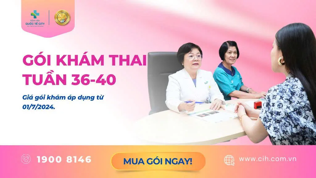 Gói khám thai tuần 36-40
