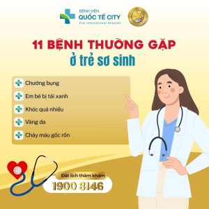 11 benh thuong gap o tre so sinh