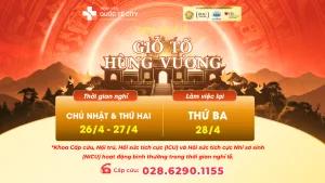 Bệnh viện Quốc tế City thông báo lịch nghỉ Lễ Giổ tổ Hùng Vương