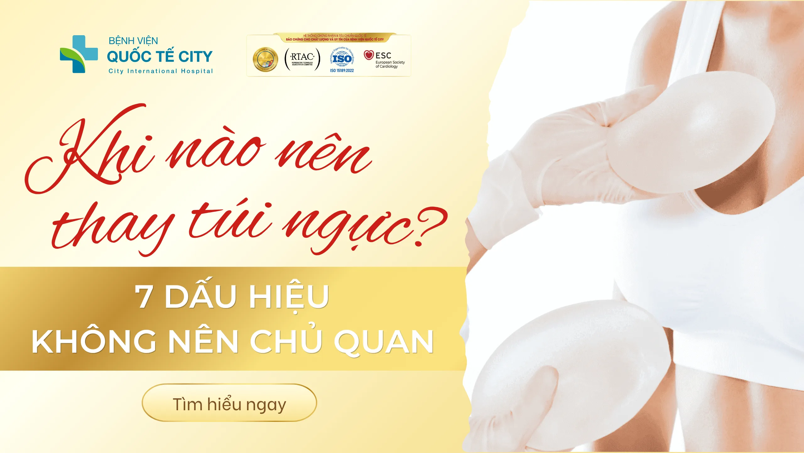 KHI NÀO NÊN THAY TÚI NGỰC?